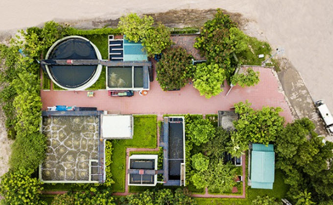 KCN Nam Cầu Kiền xây dựng nhà máy xử lý nước thải giống như công viên sinh thái 2